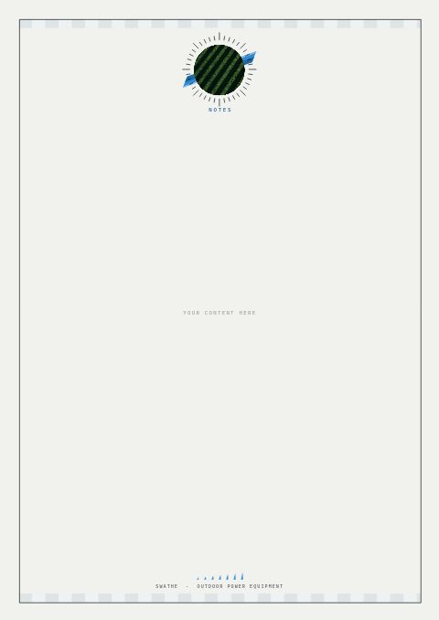 Garden Equipment Premium — Framed Blank page