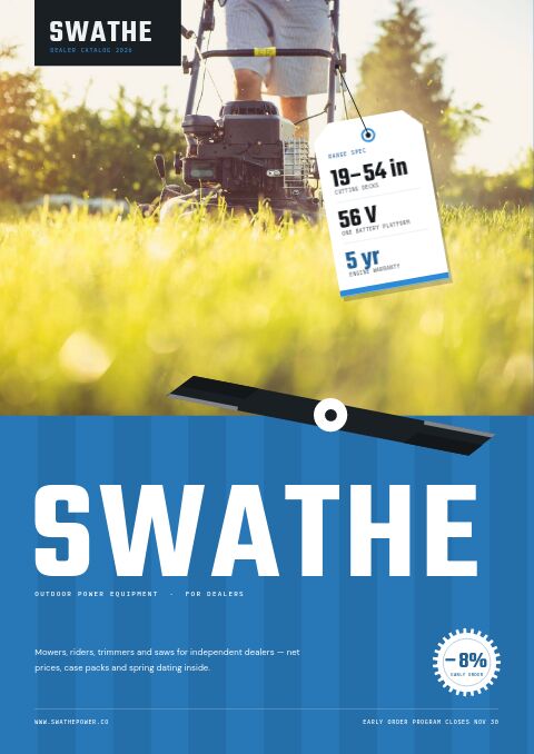 Garden Equipment Premium catalog template cover