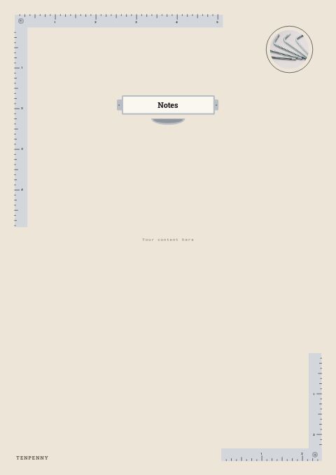 Hardware & Tools Premium — Framed Blank page