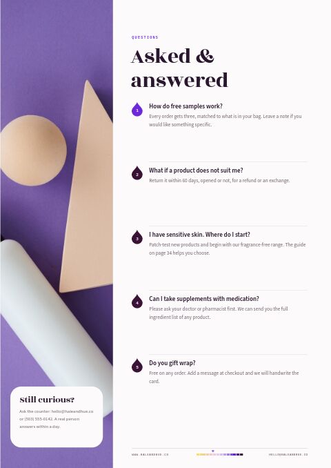 Health & Beauty Premium — FAQ page