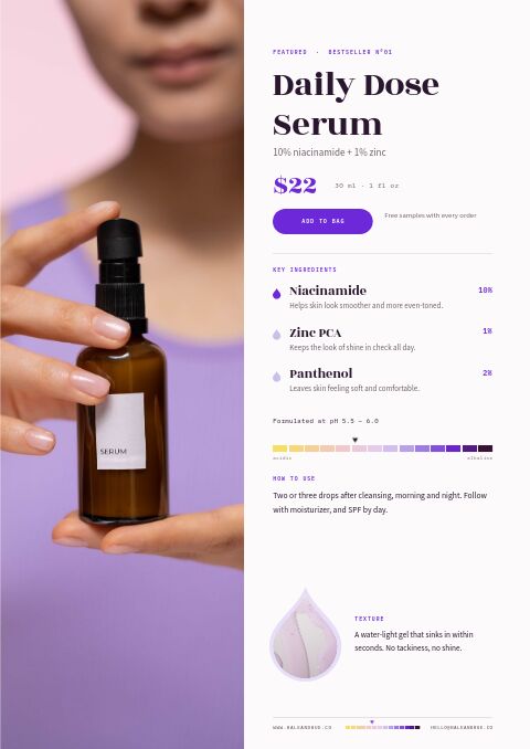 Health & Beauty Premium — Featured Product page