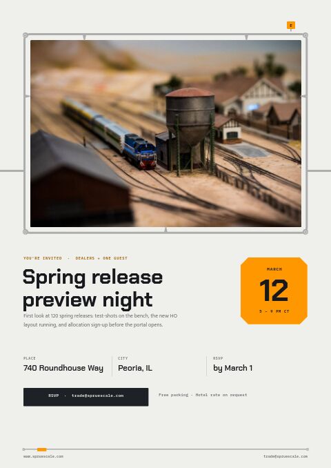 Hobby & Collectibles Premium — Event / Launch page