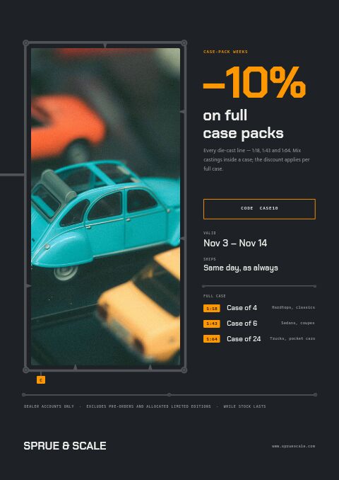 Hobby & Collectibles Premium — Promo / Sale page