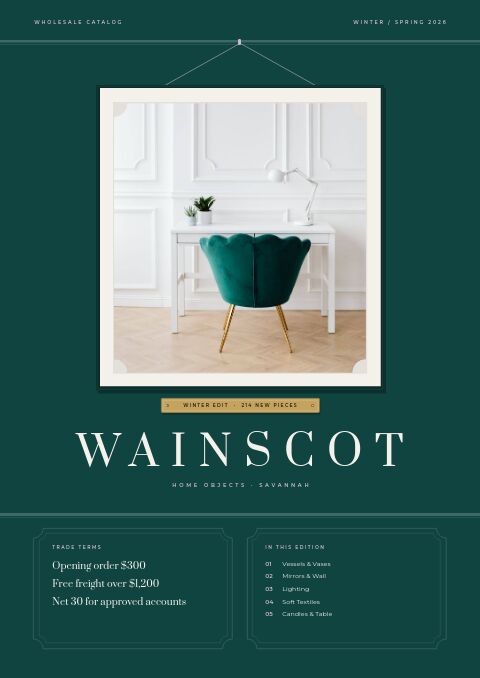 Home Decor Premium catalog template cover