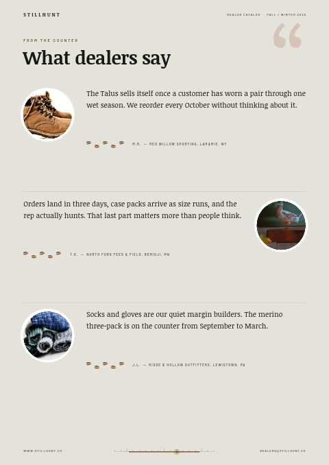 Hunting Premium — Testimonials page