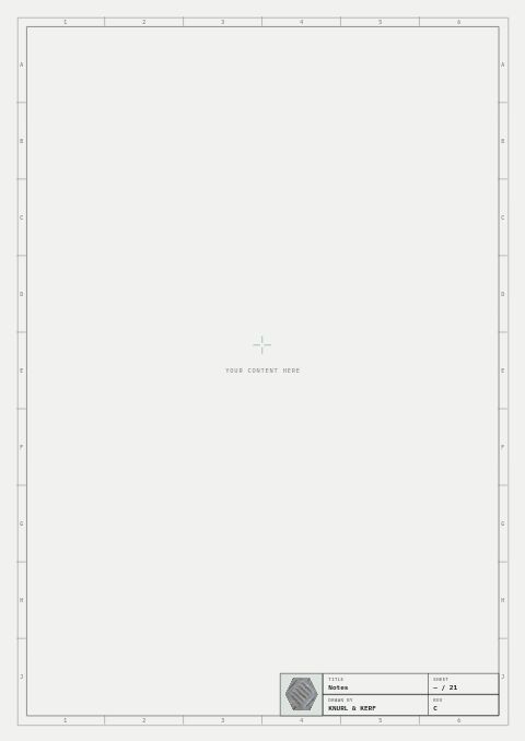 Industrial Supplies Premium — Framed Blank page