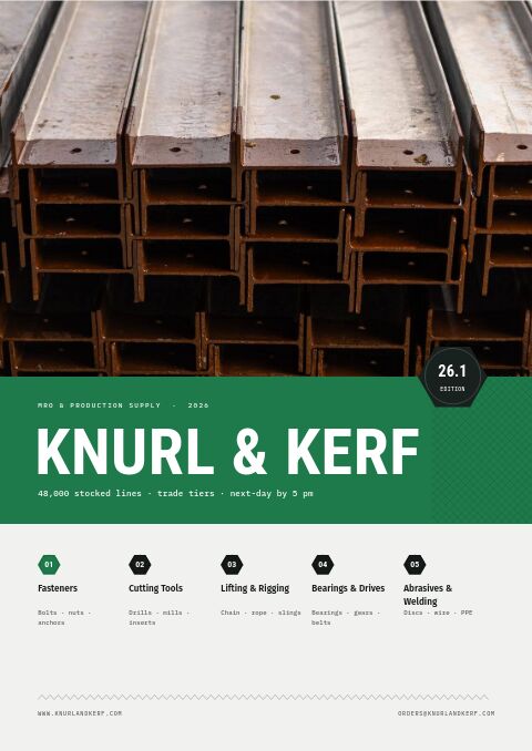 Industrial Supplies Premium — Cover · band page