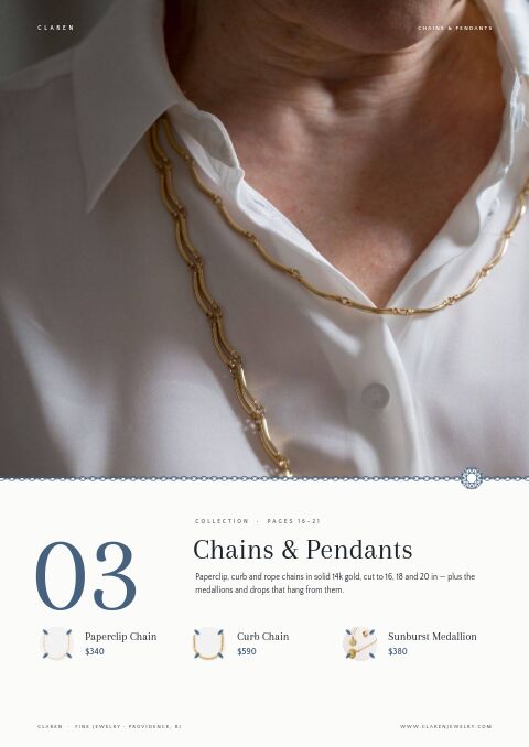 Jewelry Premium — Collection Divider page