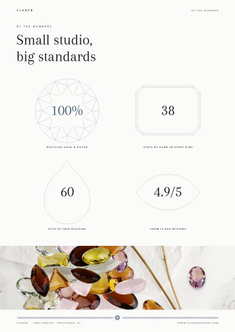 Jewelry Premium — By the Numbers page