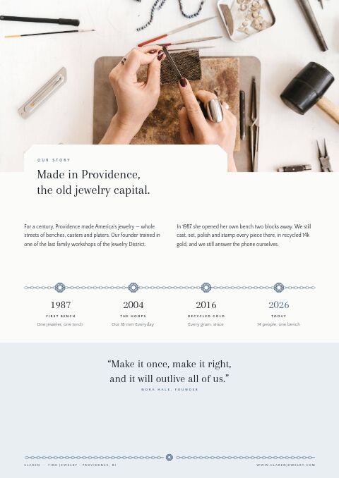 Jewelry Premium — Brand Story page