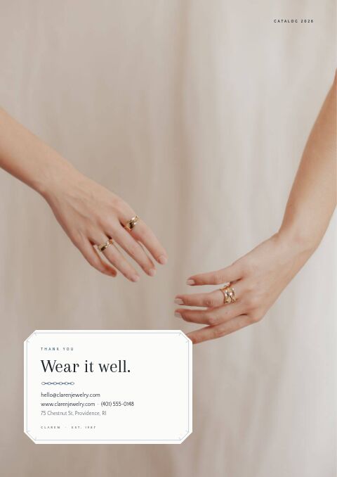 Jewelry Premium — Back Cover page