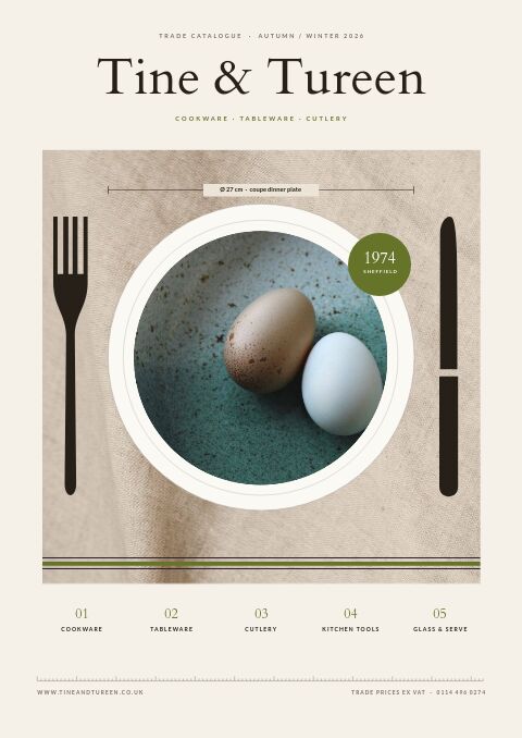 Kitchen & Dining Premium catalog template cover