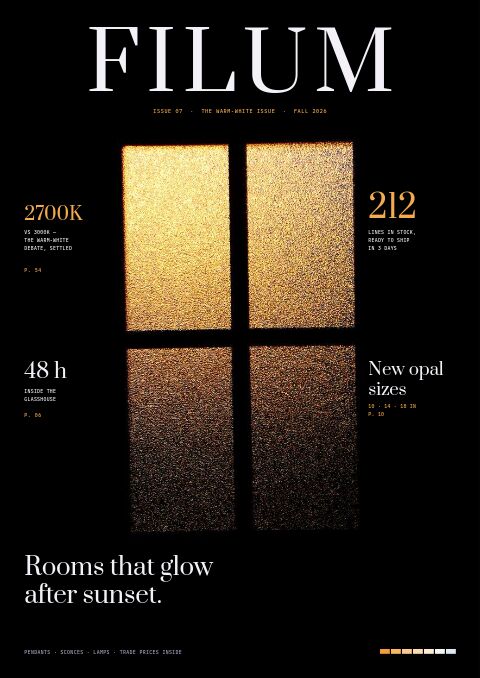 Lighting Premium — Cover · magazine page