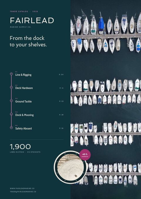 Marine & Boating Premium — Cover · split page