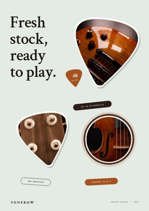 Music & Instruments Premium — Cover · sticker page