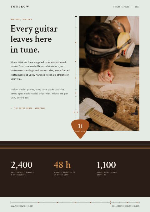 Music & Instruments Premium — Welcome / About page