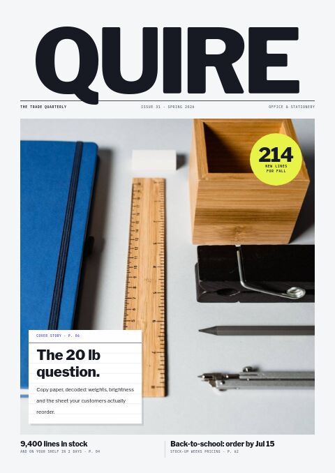 Office Supplies Premium — Cover · magazine page