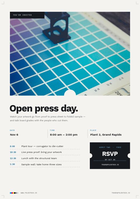 Packaging Premium — Event / Launch page