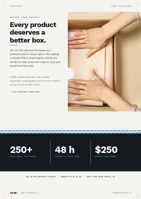 Packaging Premium — Welcome / About page