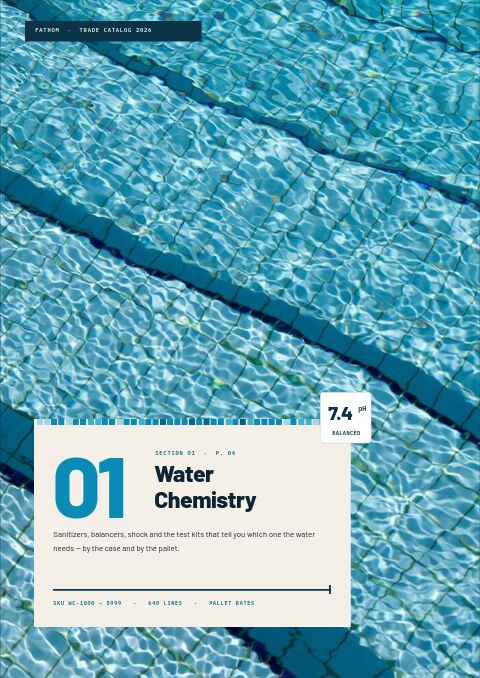 Pool & Spa Premium — Collection Divider page