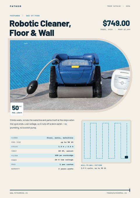 Pool & Spa Premium — Featured Product page