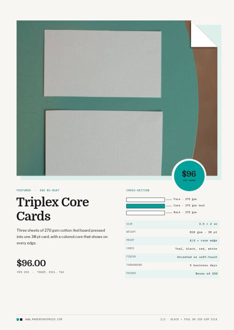 Printing Services Premium — Featured Product page