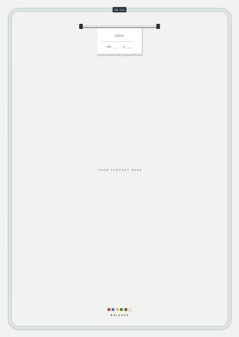 Restaurant Supplies Premium — Framed Blank page