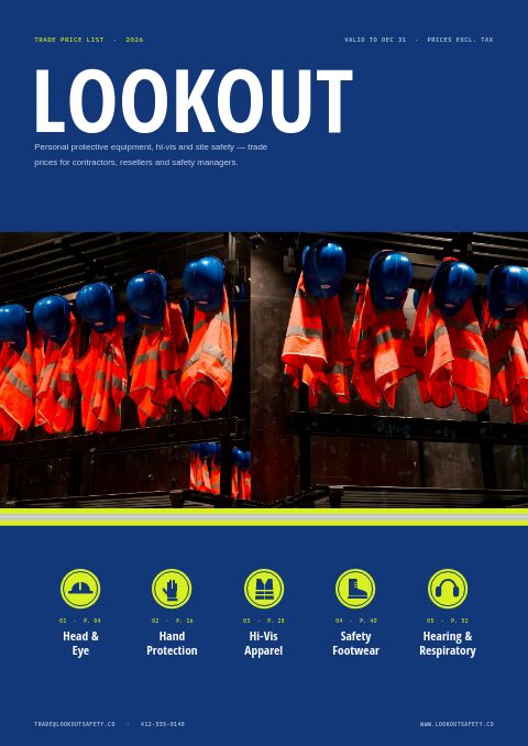 Safety Equipment Premium — Cover · band page