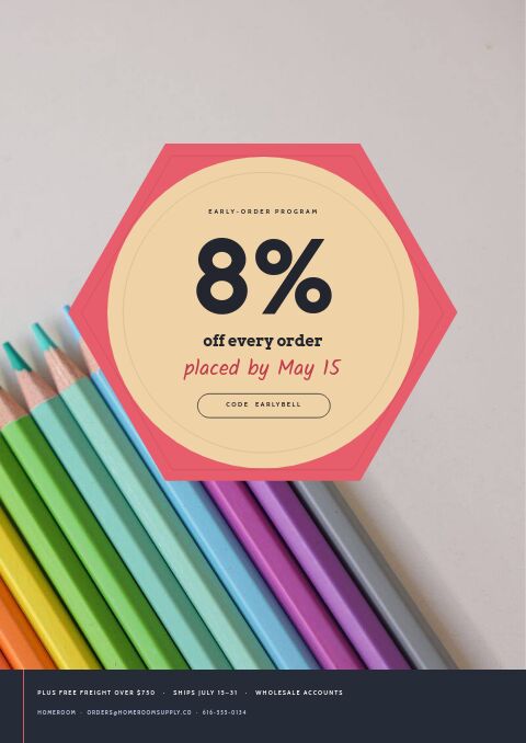 School Supplies Premium — Promo / Sale page