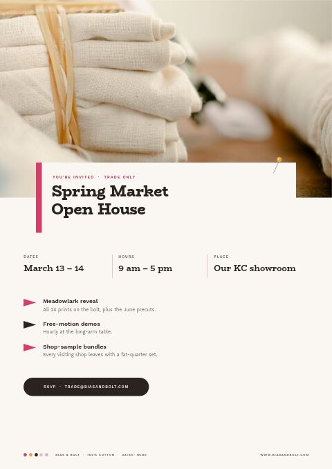 Sewing & Quilting Premium — Event / Launch page