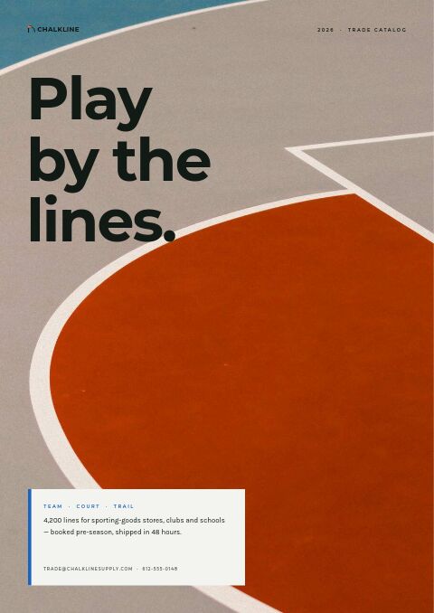 Sports & Outdoors Premium — Cover · poster page