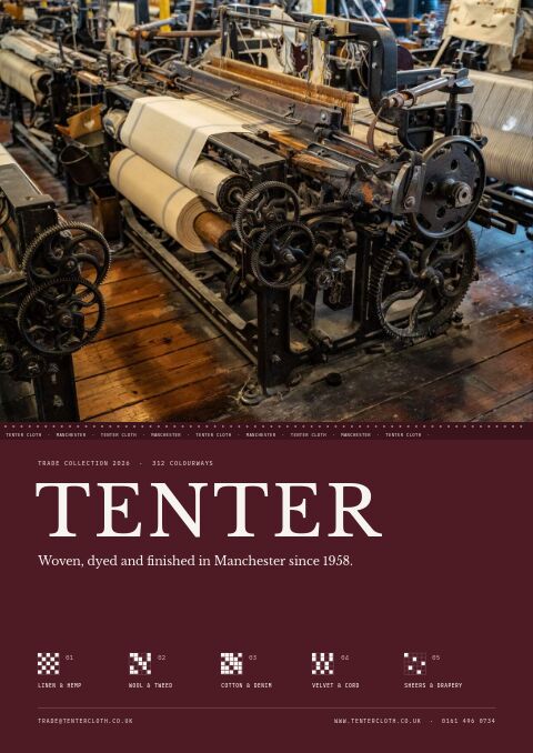 Textiles & Fabrics Premium — Cover · band page