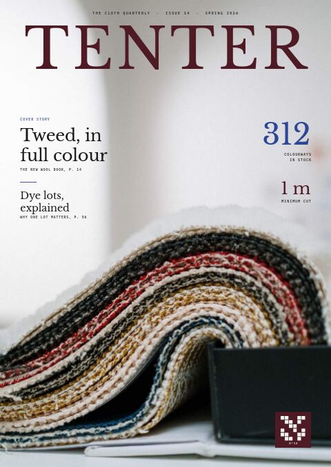 Textiles & Fabrics Premium — Cover · magazine page
