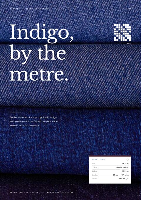 Textiles & Fabrics Premium — Cover · poster page