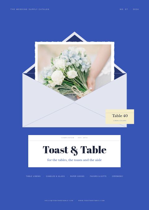 Wedding Supplies Premium catalog template cover