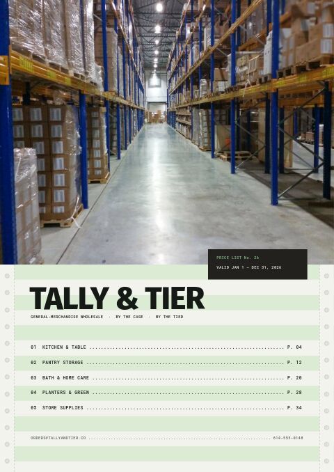 Wholesale & B2B Premium — Cover · band page