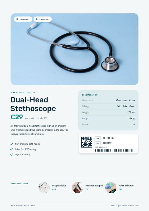 Health & Medical — Featured Product page