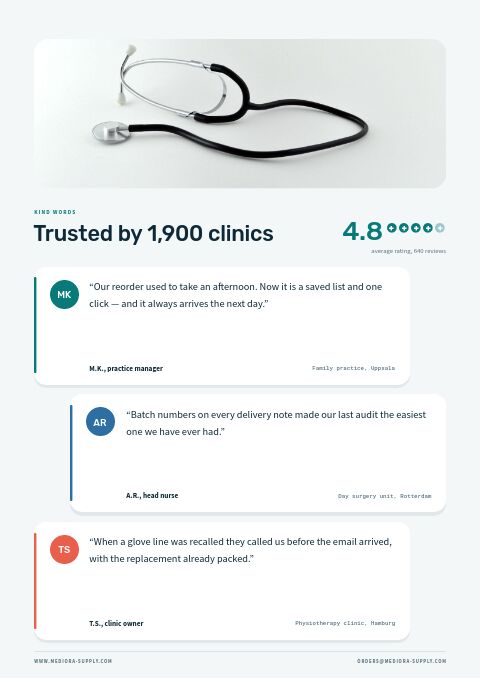Health & Medical — Testimonials page