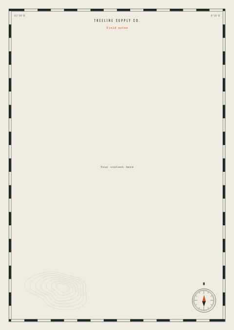 Outdoor & Adventure — Framed Blank page