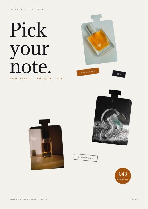 Perfume & Fragrance — Cover · sticker page