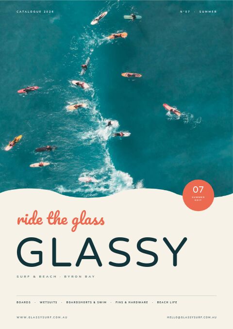 Surf & Beach catalog template cover