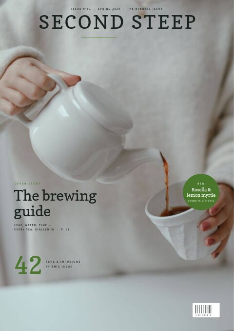 Tea & Botanicals — Cover · magazine page