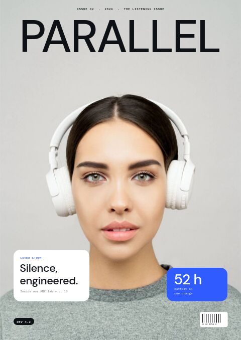 Electronics & Tech — Cover · magazine page
