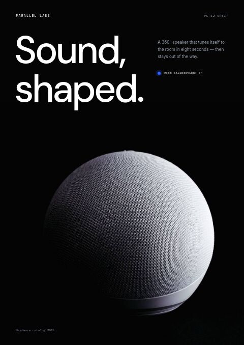 Electronics & Tech — Cover · poster page
