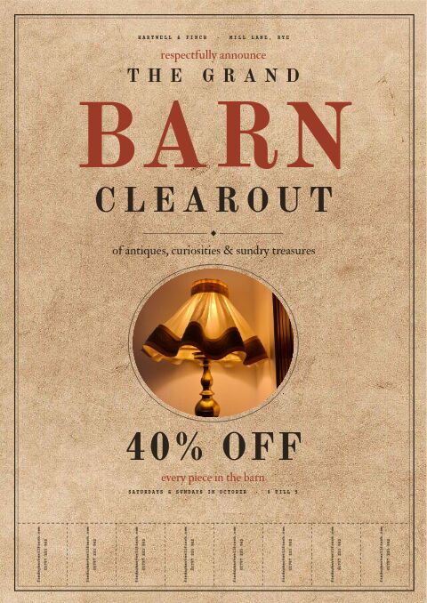 Vintage & Antiques — Promo / Sale page