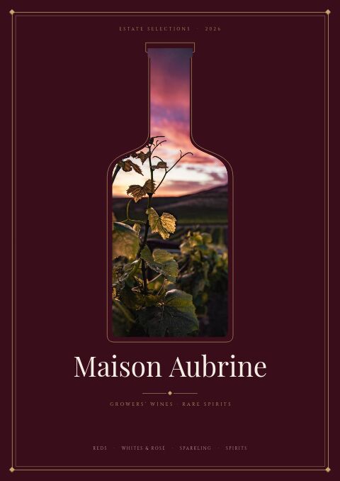 Wine & Spirits catalog template cover