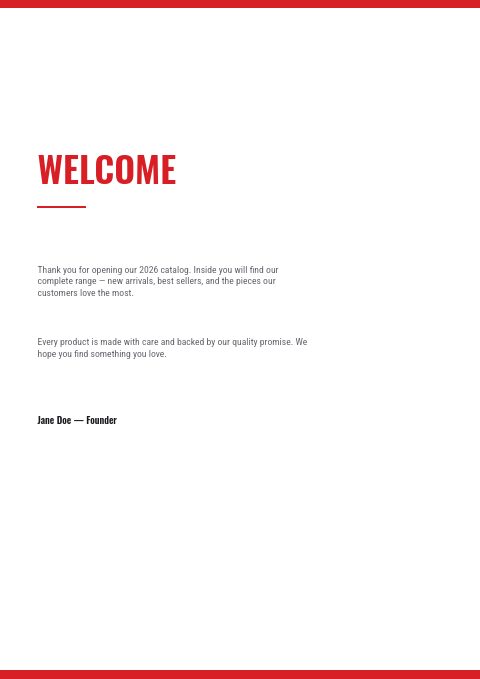 Automotive Parts — Welcome page