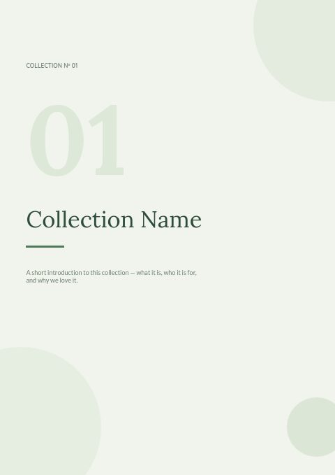 Botanical — Divider page
