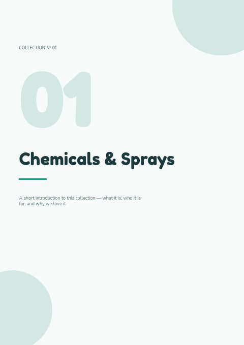 Cleaning Supplies — Divider page