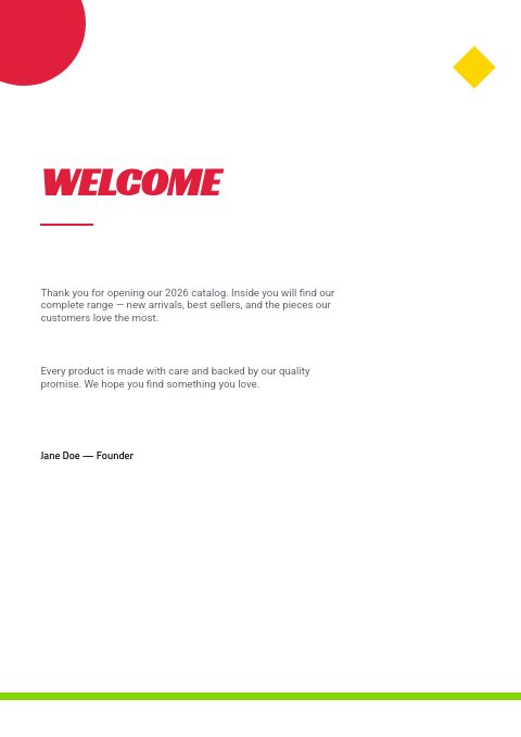 Cycling — Welcome page